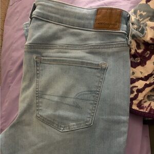 American Eagle Outfitters Light Wash Skinny Jeans
